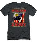 Behind Every Great Softball Player Who Believes Is Daddy Dhbubble T-Shirt
