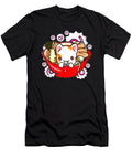 Believe Hope Cat Ramen Bowl Kawaii Anime Neko Cat Mom Crazy Cat Lady Vintage Ezone Prints T-Shirt