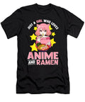 Believe Hope Just a Girl Who Loves Anime and Ramen Bowl Japanese Noodles Halloween Holiday Ezone Prints T-Shirt