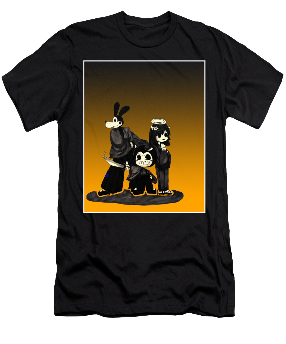 Bendy Horror Hinan Drakinan T-Shirt