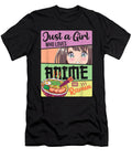 Beneficial Work Anime Lover Just a Girl Who Loves Anime and Ramen Manga Gift Cute Gift Ezone Prints T-Shirt