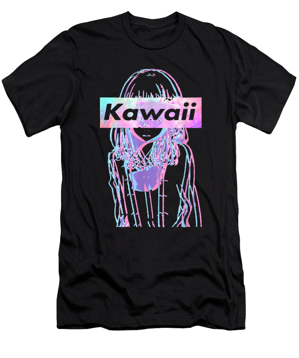 Beneficial Work Kawaii Girl Color Exposure Japanese Idol Gift Fot You Ezone Prints T-Shirt