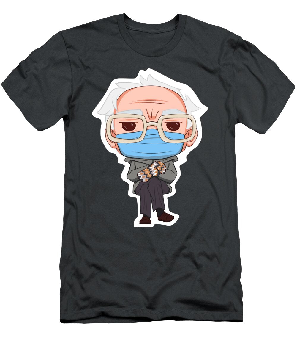 Bernie Sanders Chibi Style Aven Amy T-Shirt