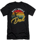 Best Single Dad Fishing Retro Fathers Day 2022 Licensed Art T-Shirt
