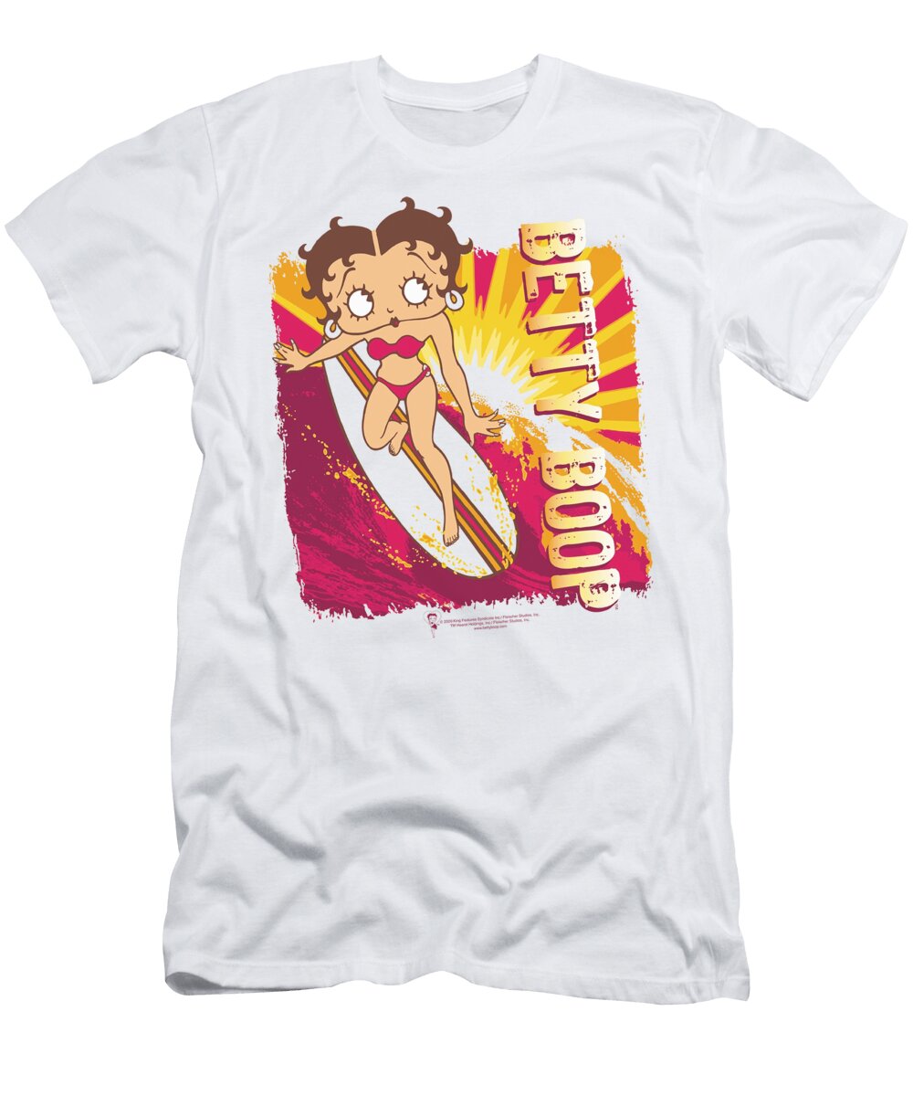 Betty Boop Sunset Surf Sienna Braim T-Shirt