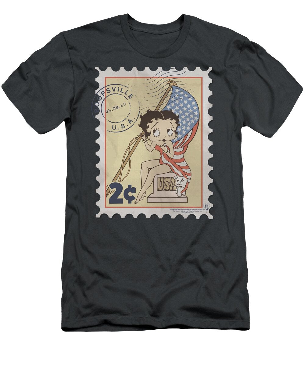 Betty Boop Vintage Stamp Sienna Braim T-Shirt