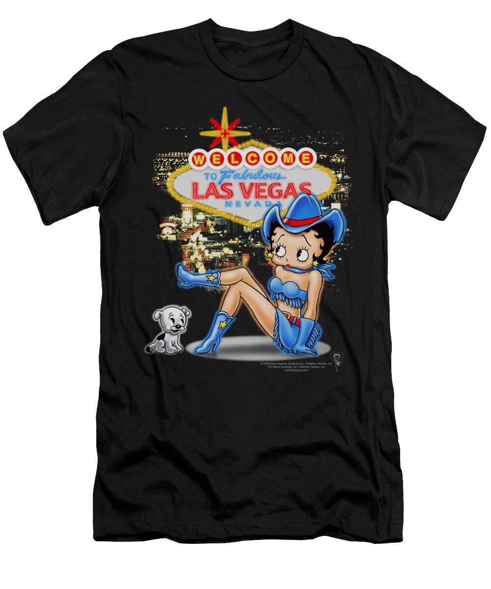 Betty Boop Welcome Las Vegas Sienna Braim T-Shirt