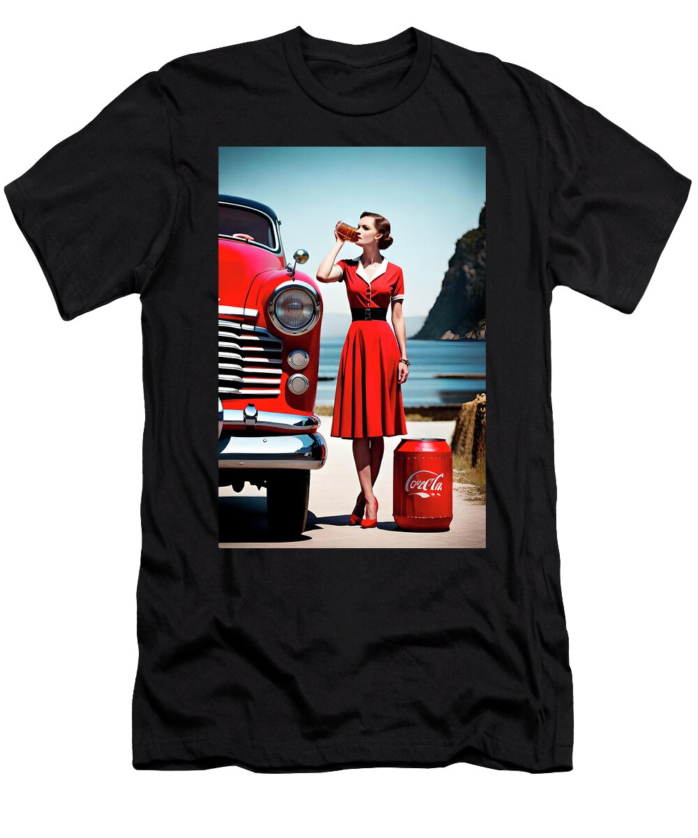 Big Red Car Gabriel Cusmir T-Shirt