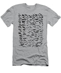 Black and White Doodle Art Blenda Studio T-Shirt