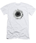 Black and White Sunflower Diane Diederich T-Shirt