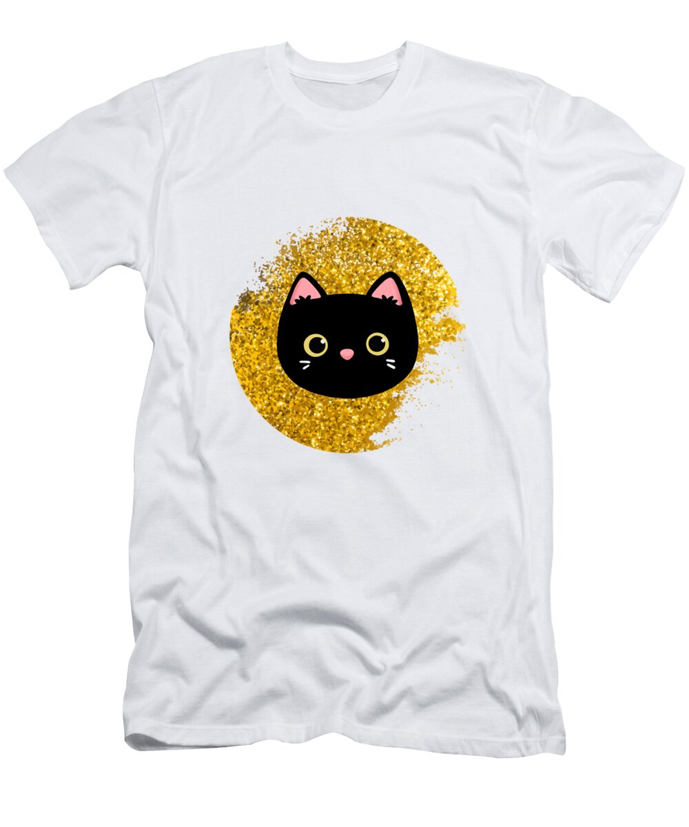 Black Cat Yon Ger T-Shirt