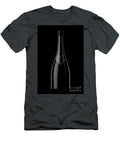 Black Champagne Bottle Open Neck Allan Swart T-Shirt