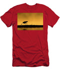 Black Crake Running Along Bank Beside Pool At Sunrise Ann Steve Toon Natureplcom T-Shirt