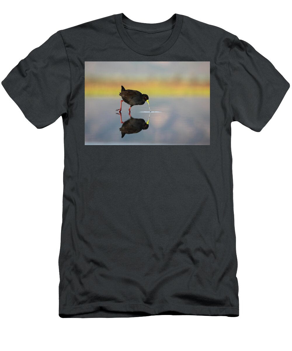Black Crake Zimanga Game Reserve Kwazulu Natal South Ann Steve Toon Natureplcom T-Shirt