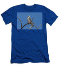 Black Shouldered Kite Perched on Banch Feeding on Small Ann Steve Toon Natureplcom T-Shirt