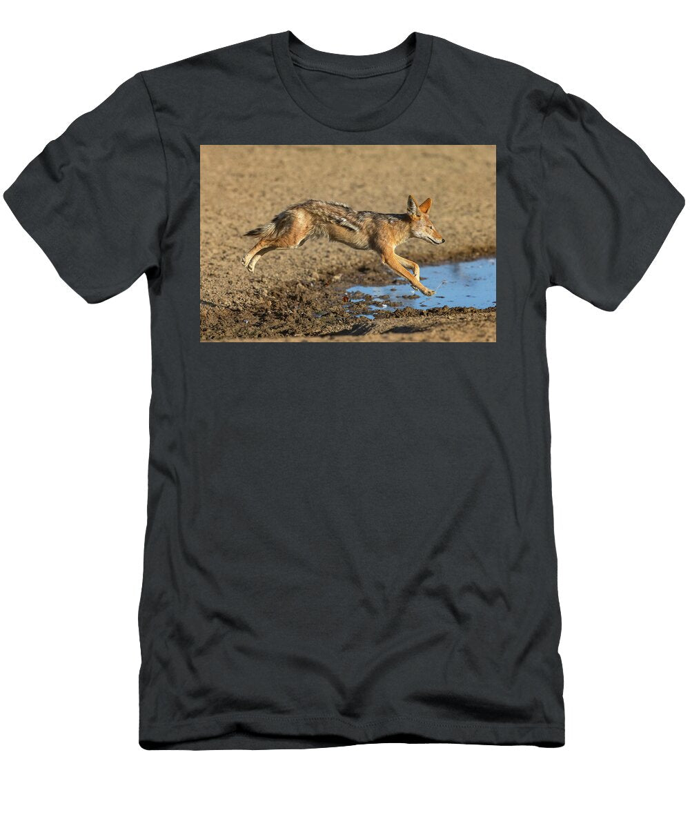 Blackbacked Jackal Kgalagadi Transfrontier Park South Ann Steve Toon Natureplcom T-Shirt
