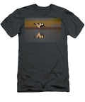 Blacksmith Lapwing Wading in Shallow Water Zimanga Game Ann Steve Toon Natureplcom T-Shirt