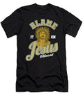 Blame It on Jesus Blessed Faith Christianity Religious Thomas Larch T-Shirt