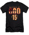 Blessed By God for 15 Years 15th Birthday Religious Theme Maximus Designs T-Shirt