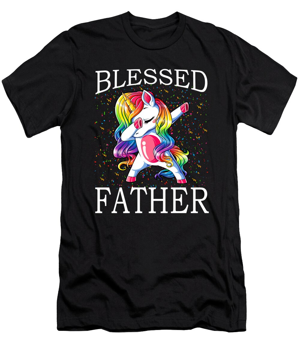 Blessed Father Unicorn Dhbubble T-Shirt