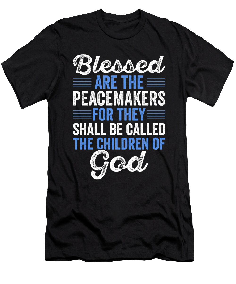 Blessed Peacemakers Vintage American Police Me T-Shirt
