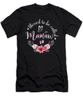 Blessed to Be Called Mamaw Women Floral Decor Grandma Dhbubble T-Shirt