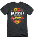 Blessed to Be Called Mimi Cute Floral Mothers Day Julie Hurst T-Shirt