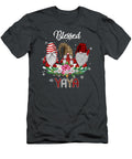 Blessed Yaya Christmas Leopard Buffalo Plaid Gnome Xmas Sterling British T-Shirt