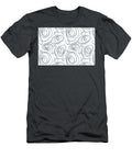 Blue and White Wacky Retro Circle Pattern Pairs Diamond Vogel 2022 Popular Colour Happy Tune 0648 Petite Pattern Minimal Graphic Designs T-Shirt