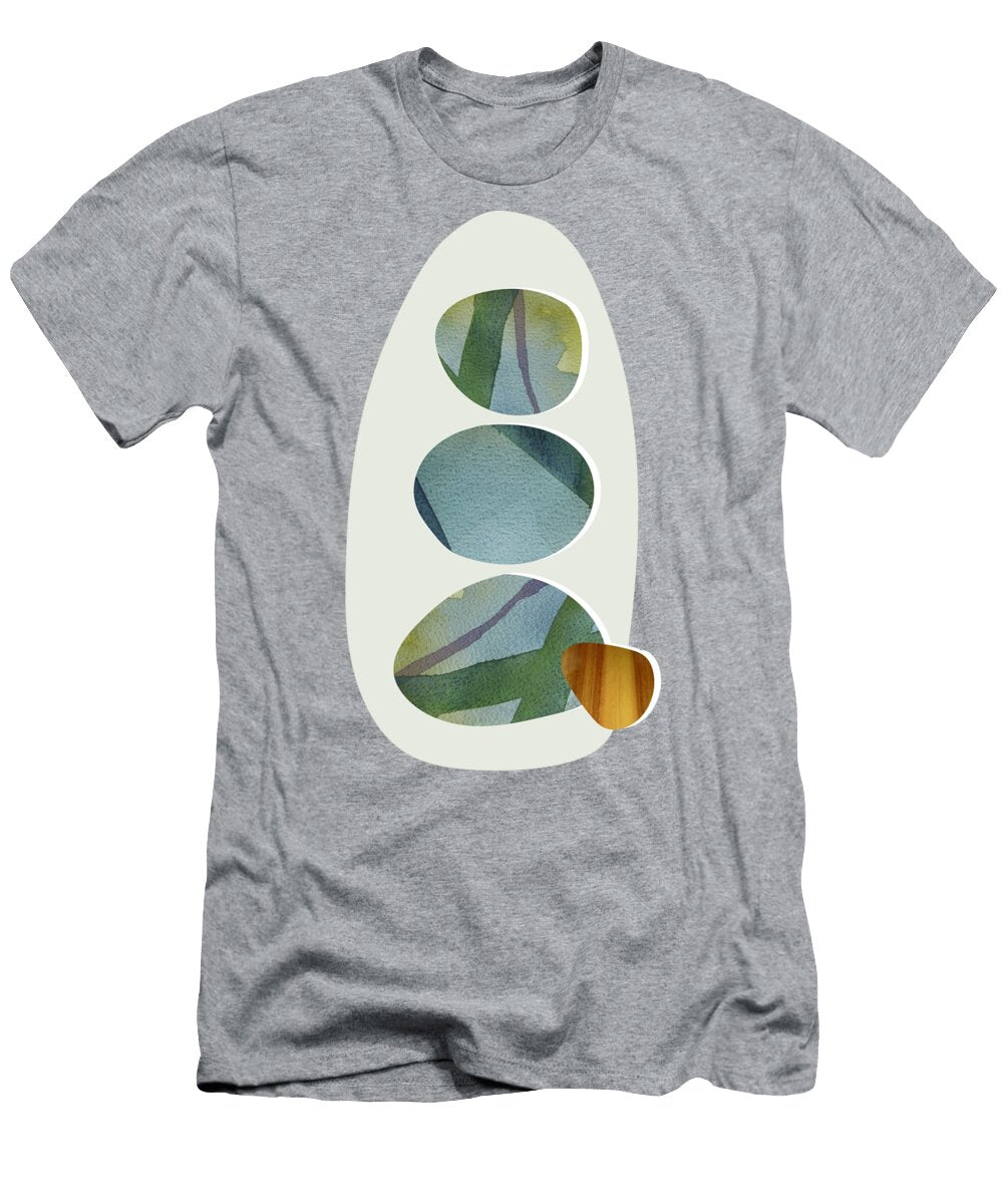Blue Green Zen Garden Johanna Virtanen T-Shirt