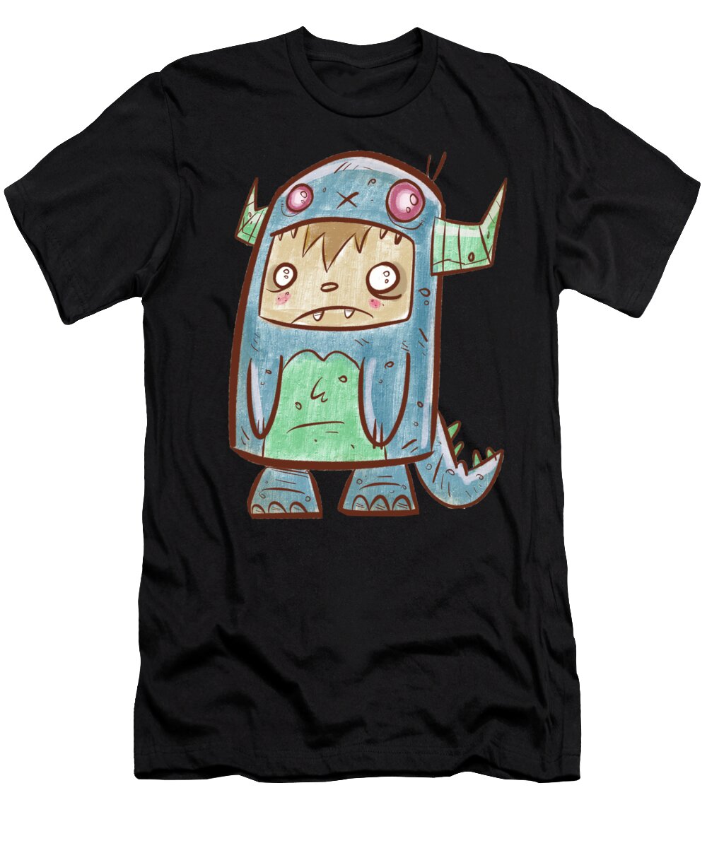 Blue Monster Boy 2 Cesar Diaz T-Shirt