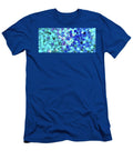 Blue Perfection Modern Abstract Mosaic Art Sharon Cummings T-Shirt