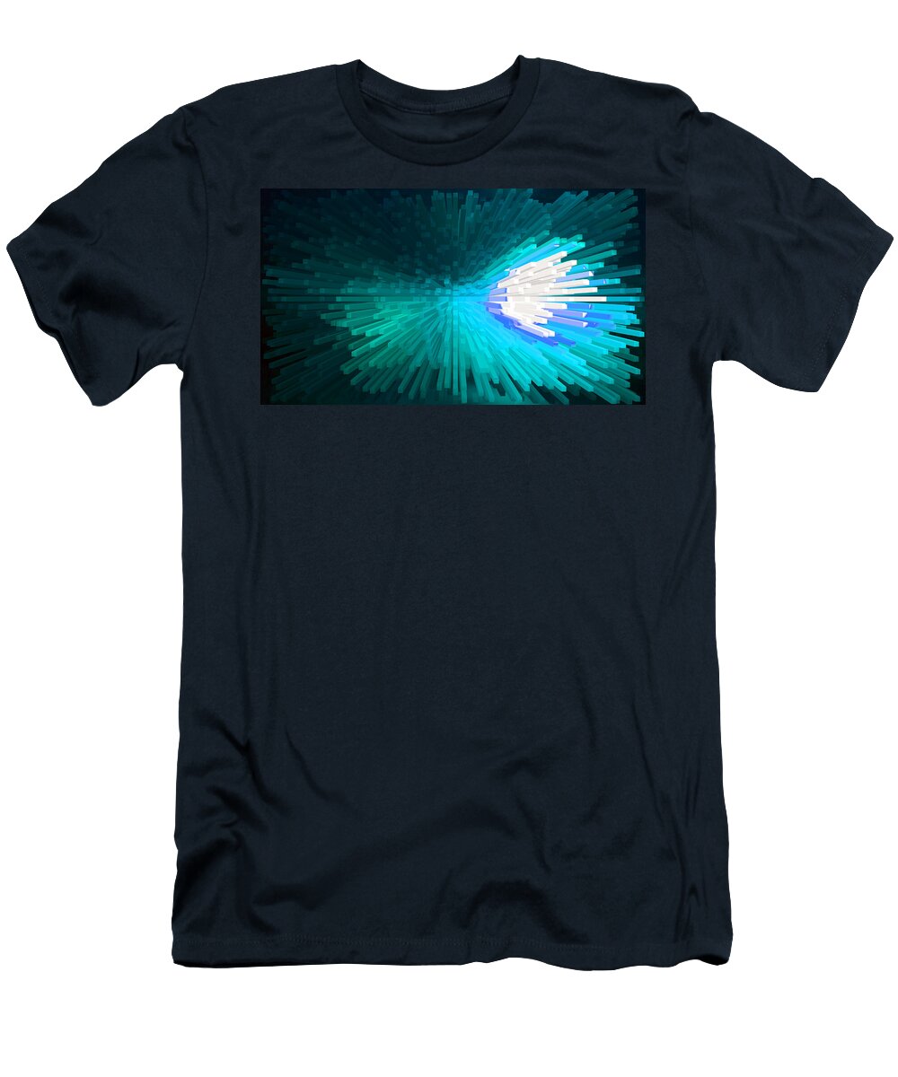 Blue Sunburst Paul Madden T-Shirt