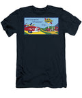 Blue Sunoco Gas Station Walt Disney Theme Mickey Pluto Donald Goofy Car Gas Station Cody Cookston T-Shirt