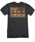 Blue Waxbills At Water Zimanga Private Game Reserve Ann Steve Toon Natureplcom T-Shirt