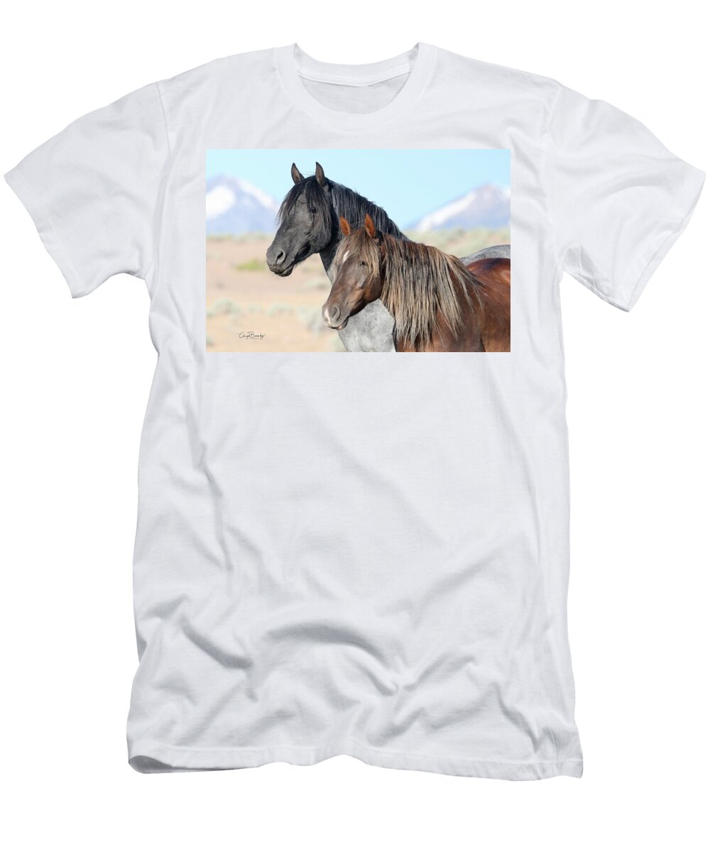 Blue with His Lady Cheryl Broumley T-Shirt