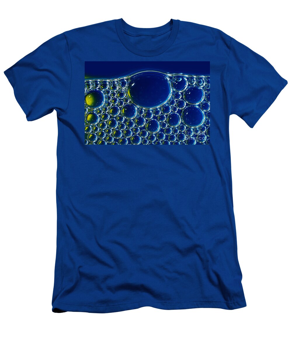 Blue Yellow Bubbles By Kaye Menner Kaye Menner T-Shirt