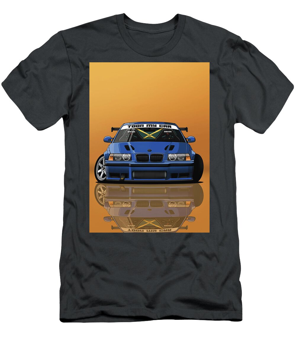 BMW M3 E36 Tooned Toon My Car Interlakes Interlakes T-Shirt