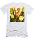Bouquet of Tulips in Abstract Squares 20190201sq Wingsdomain Art and Photography T-Shirt