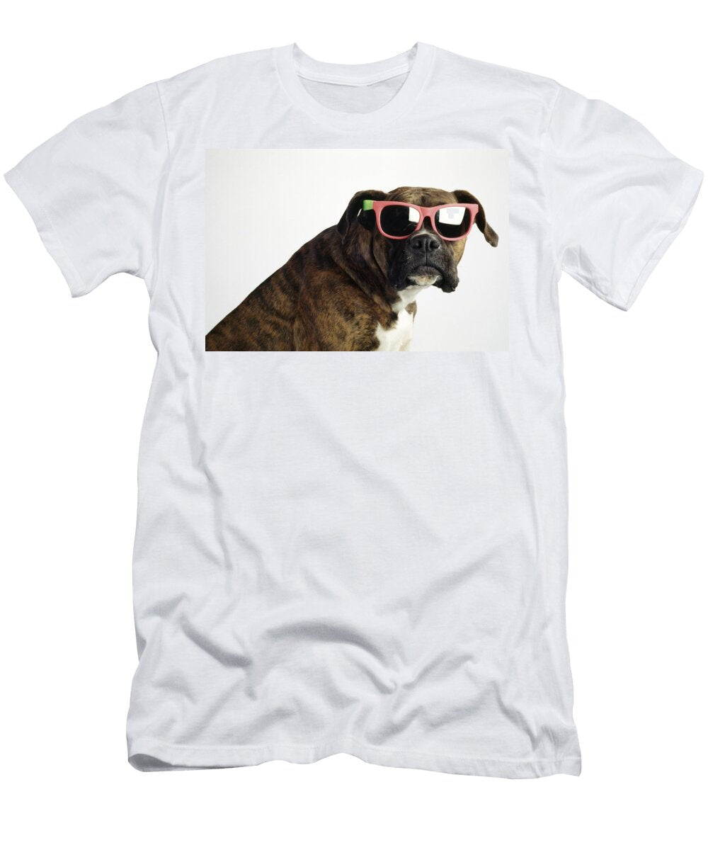 Boxer Wearing Sunglasses Ron Nickel T-Shirt