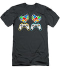 Boys Autism Awarness Month Day Gamer Autistic Russell Dennis T-Shirt