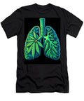 Breathe Cannabis Pot Smoker Lungs Marijuana Weed Digital Design Wacky Weed Designs T-Shirt