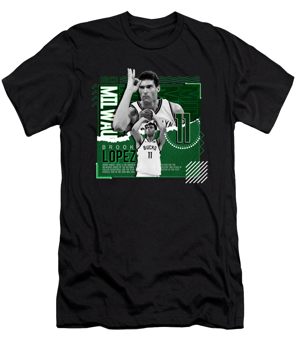 Brook Lopez Basketball Kelvin Kent T-Shirt