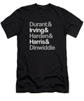 Brooklyn Nets Dream Trio Durant Irving Harden Taylor Russell T-Shirt