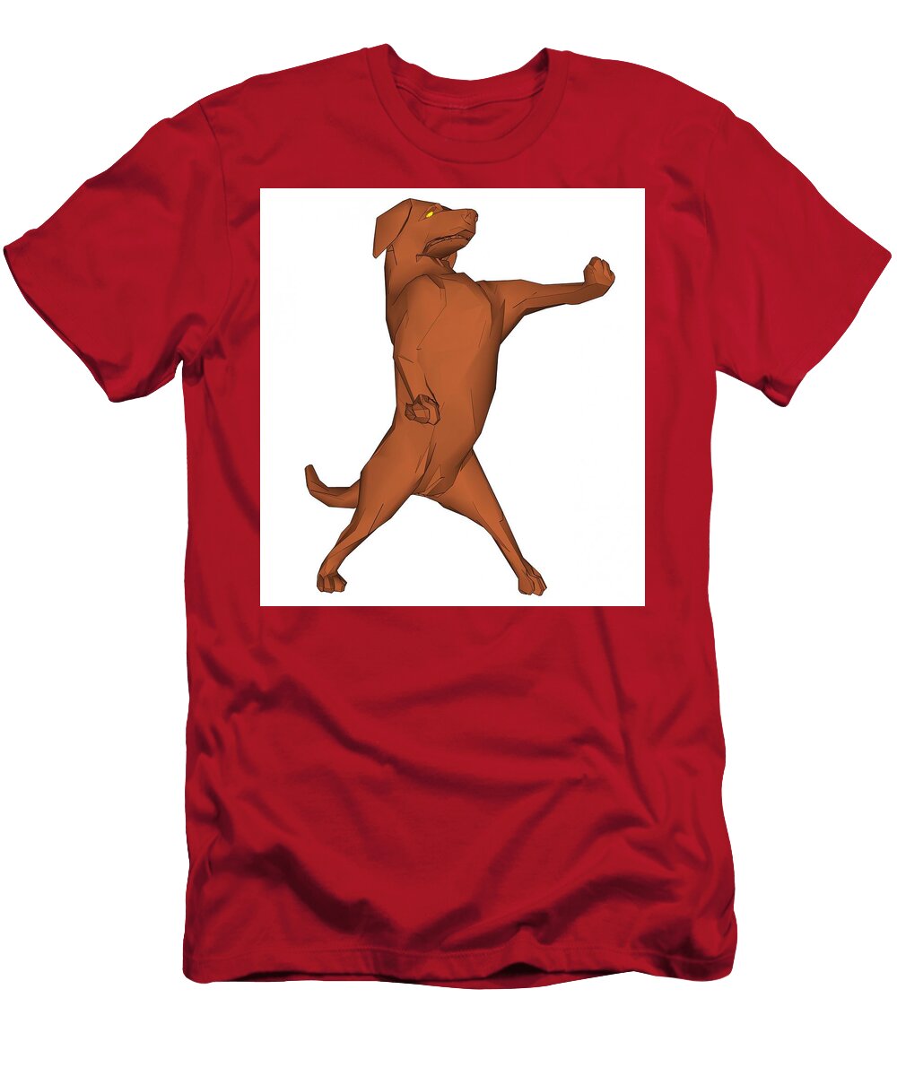 Brown Dog Standing Les Classics T-Shirt