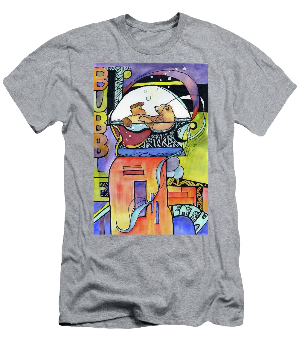 Bubble Bath Bear Joan Chlarson T-Shirt