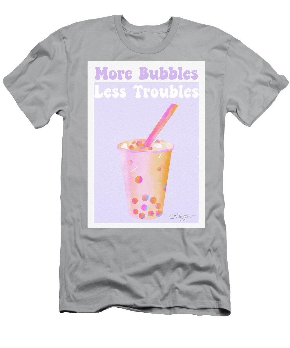 Bubble Tea Boba Tea Baroo Bloom T-Shirt