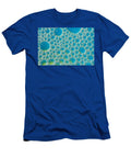 Bubbles Abstract Turquoise Blue By Kaye Menner Kaye Menner T-Shirt