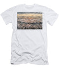 Bubbles in Motion Whimsical Patterns in the Surf At Sunrise Georgia Mizuleva T-Shirt
