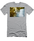 Bubbles of Water in a Stream of Pure Crystalline Water Before It Joaquin Corbalan T-Shirt
